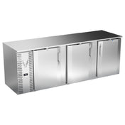 Victory VBB94HC-S - Back Bar Refrigerator, Three-section, 94"W X 30-1/8"D X 34"H