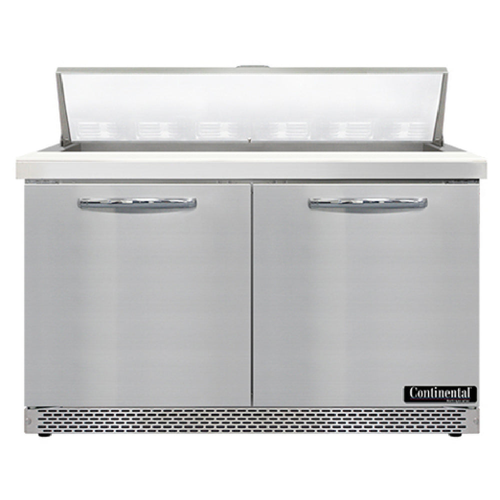 Continental Refrigerator SW48N12-FB Sandwich Unit Front Breather 48"W