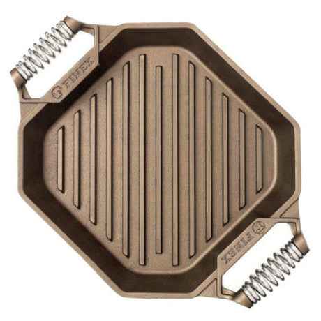 AllPoints 69278 12" Cast Iron Grill Pan Finex Double Handle