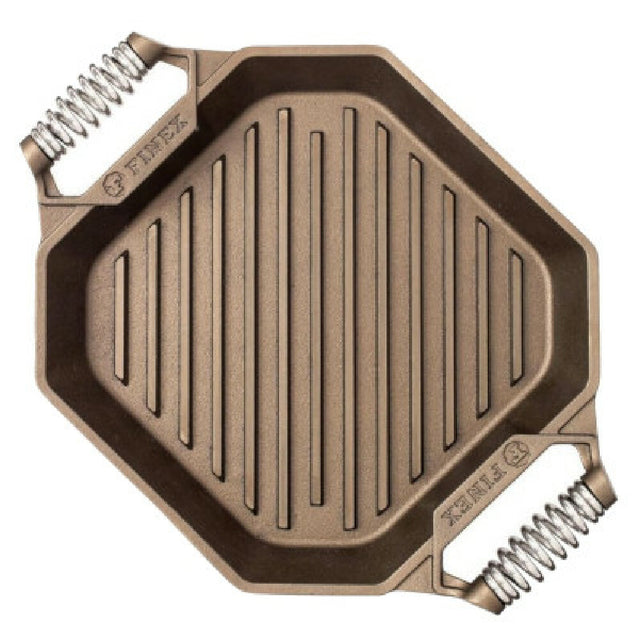 AllPoints 69278 12" Cast Iron Grill Pan Finex Double Handle