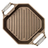 AllPoints 69278 12" Cast Iron Grill Pan Finex Double Handle