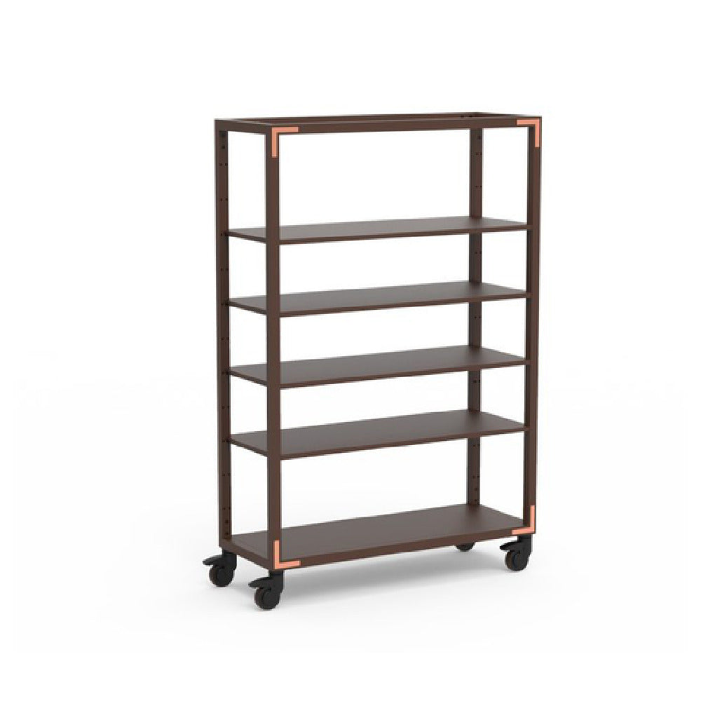 Steelite MGCCAN18DCXW Canvas Four Shelf Unit Dark Brushed Copper On Casters Steelite Performance