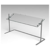 Premier Metal & Glass RTS-PORTABLE 48 Portable Sneeze Guard 48"W X 24-1/4"H Self-serve