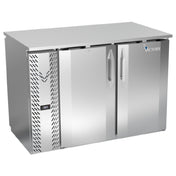 Victory VBBN48HC-PT-S - Pass-Thru Back Bar Refrigerator, Two-section, 48"W X 29-9/16"D X 34"H