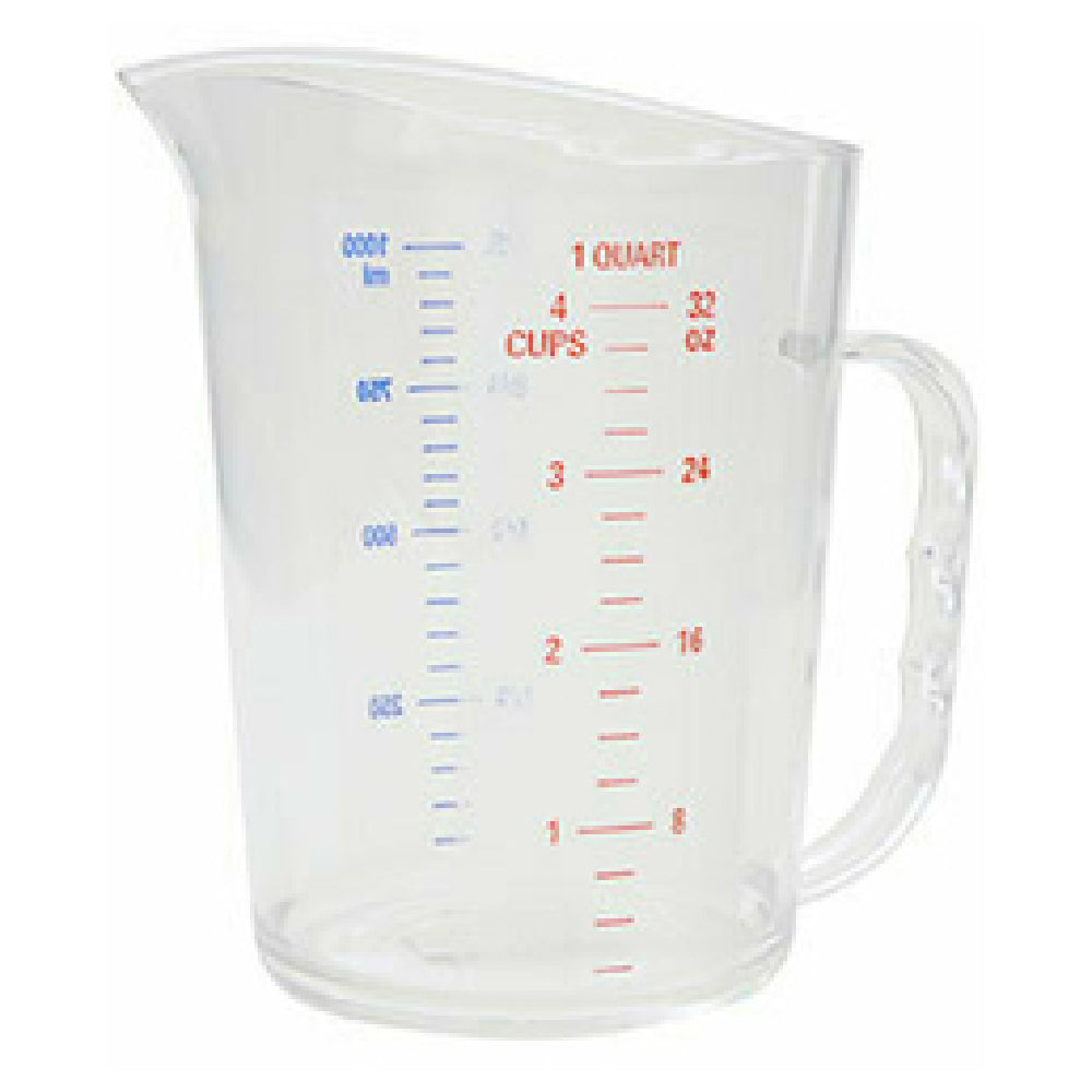 Thunder Group PLMD032CL Measuring Cup 1 Qt. (1 Liter) 6-1/16"L X 5-1/8"W X 6-7/16"H