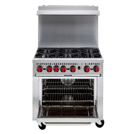 Iron Range IR-6B-C Commercial Range Natural Gas 36"W