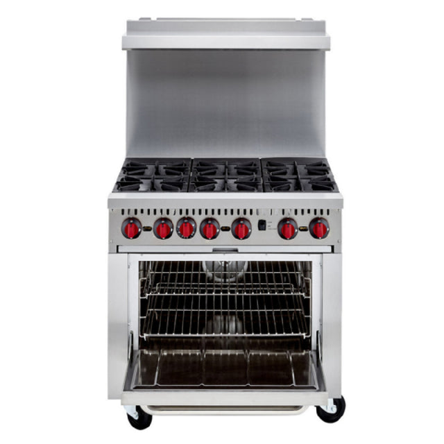 Iron Range IR-6B-C Commercial Range Natural Gas 36"W