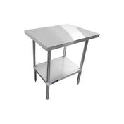 Sapphire Manufacturing SMTE16-2424S Worktable 24"W X 24"D X 35"H 16/304 Stainless Steel Top