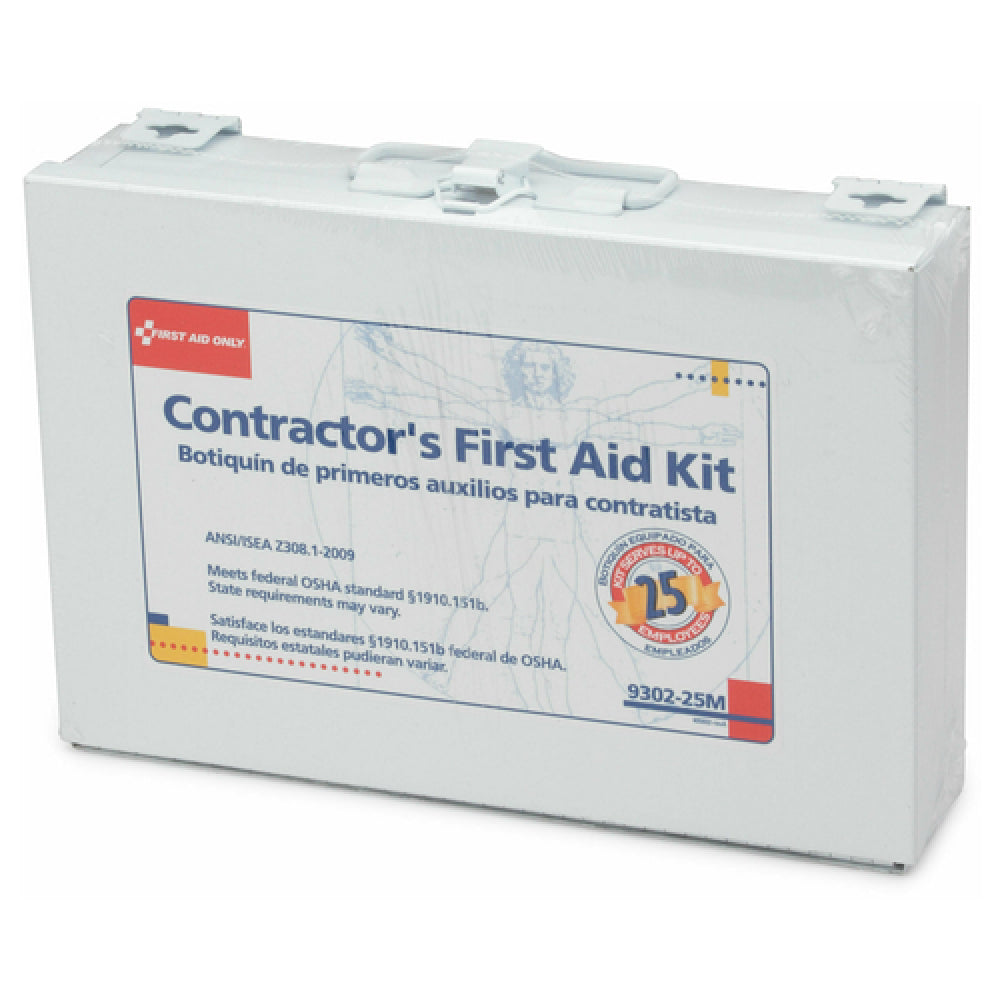 Royal Industries FAK 25 M First Aid Kit 25 Person Metal Case