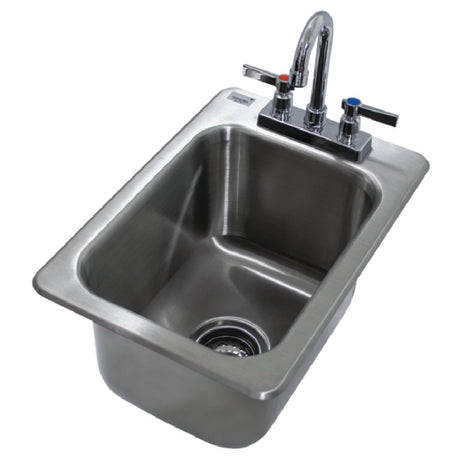 Advance Tabco DI-1-10 Drop-In Sink 1-compartment 10" Wide X 14" Front-to-back X 10" Deep Bowl