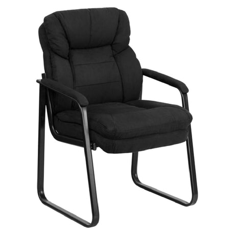 Flash Furniture GO-1156-BK-GG Executive Side Chair 250 Lb. Weight Capacity Contoured Cushions