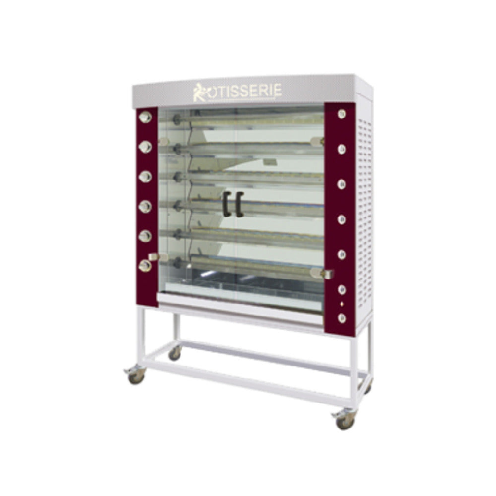 Rotisol FB1400-6G-SSP FlamBoyant Infrared Rotisserie Oven Gas Countertop