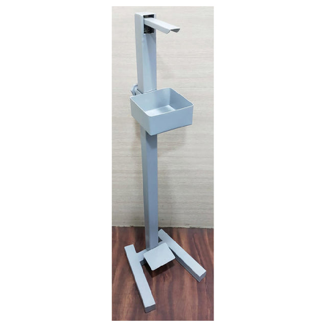 Hubert 24875 - Sanitizer Bottle Stand, 10"L X 10"W X 36"H, Hands-free/foot Petal Operated
