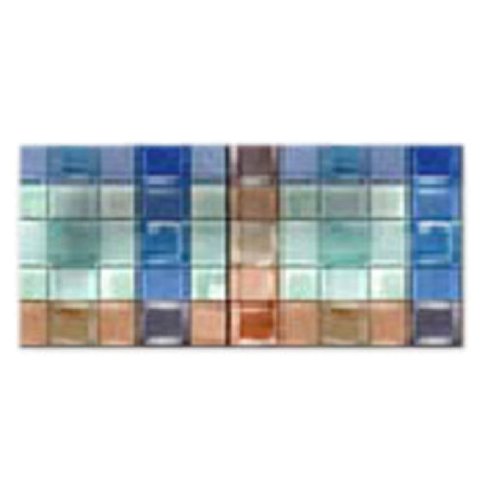 Bon Chef 100203 Basketweave Collection Plate Rectangle 6" X 3"