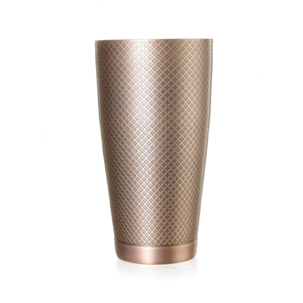 Mercer Culinary M37199ACP Barfly® Diamond Lattice Shaker 28 Oz. 3-5/8" Dia. X 7"H