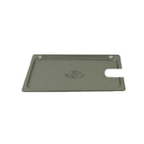 Thunder Group STPA5230CS Steam Table Pan Cover 2/3 Size Slotted With Handle