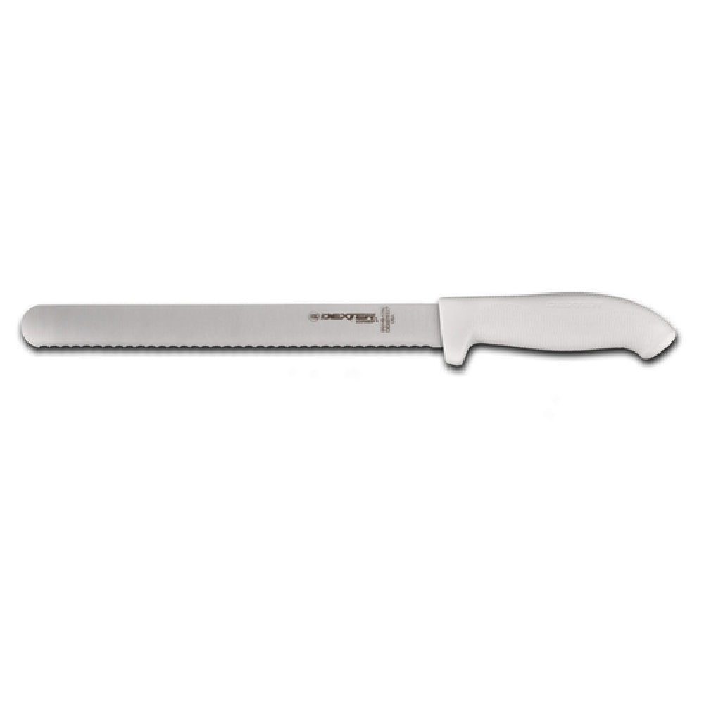 Dexter Russell 24243 SofGrip™ (SG140-12SC-PCP) Roast Slicer 12" Scalloped Edge