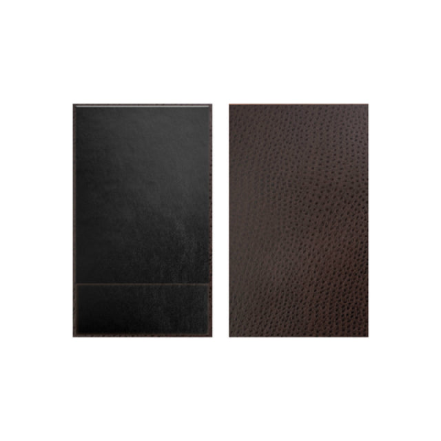 Risch 1000H-CH - Chesterfield Ostrich Texture Faux-leather Single Panel Check Presenter (specify Color)