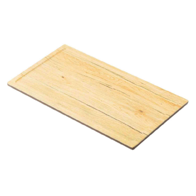 TableCraft Products 13327 - Timber Melamine Collection Serving Tray, 12.75" X 6.875" X 0.625"