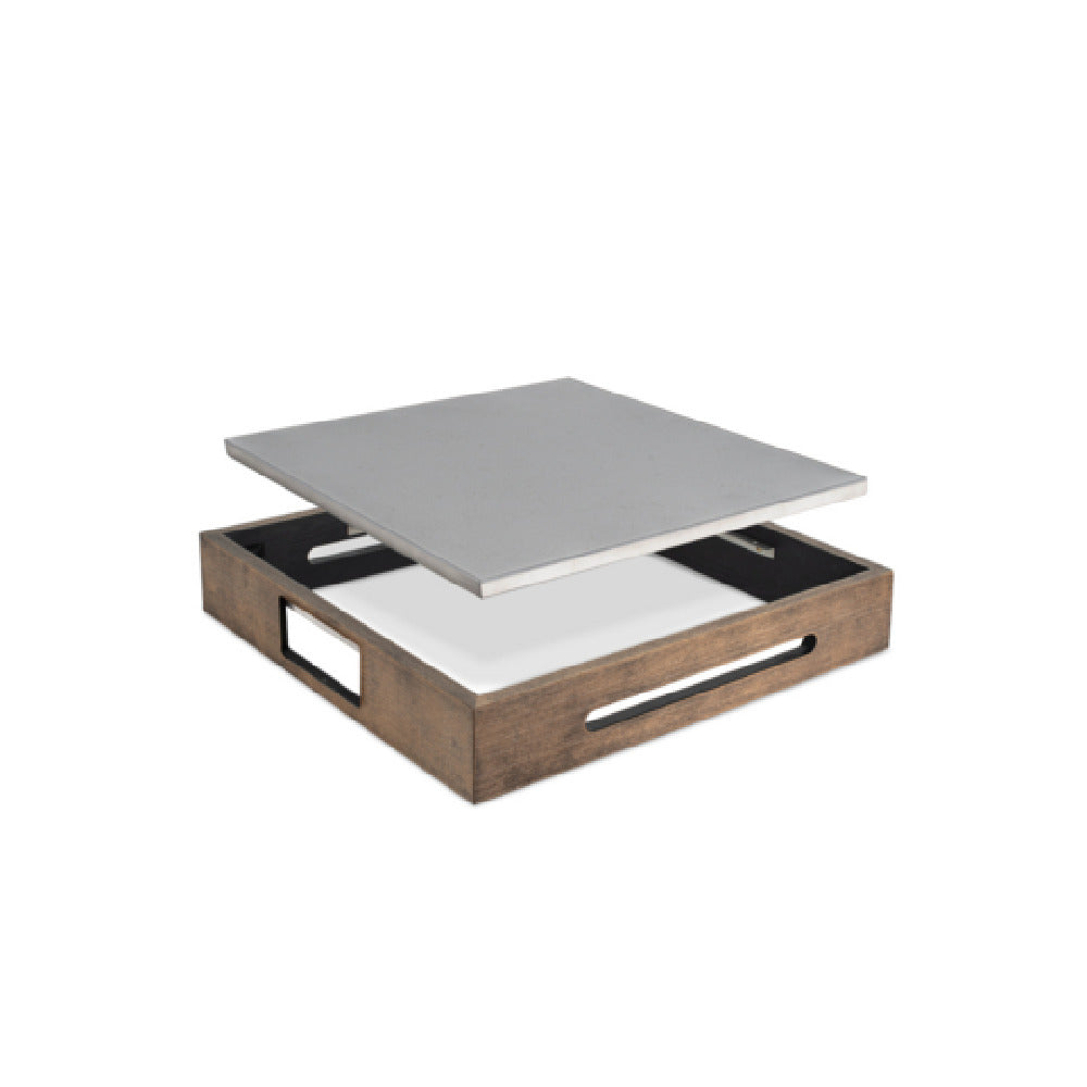 FOH BTR039NAM18 Smart Buffet Ware® Eco System Neutral Box Set Grey Includes One BTR017NAW18 Eco System Module Box Cider And One BTR036GYP18 Eco System Neutral Platform Grey [Kitted]