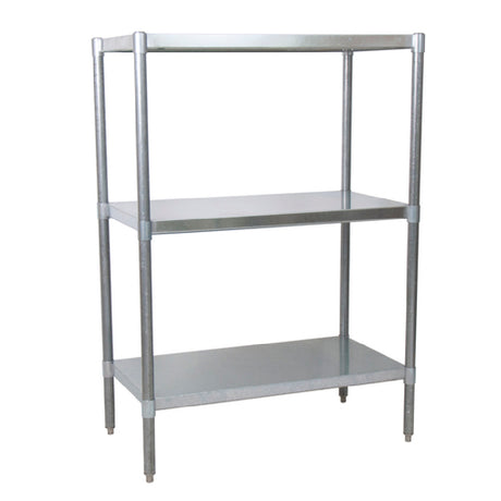 BK Resources VSU5-6724 Dry Storage Shelving Unit 67"W X 24"D X 60"H (3) Adjustable Shelves