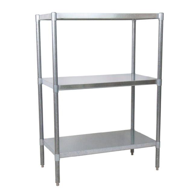 BK Resources VSU5-4324 Dry Storage Shelving Unit 43"W X 24"D X 60"H (3) Adjustable Shelves