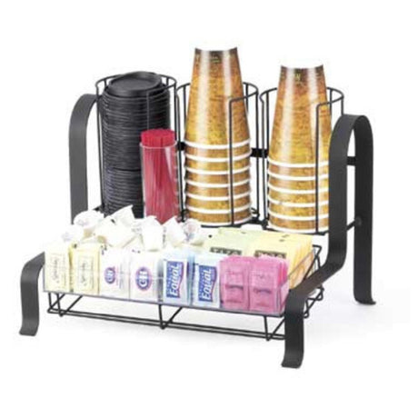 Cal Mil 1594-13 SoHo Condiment Organizer 15-3/4"W X 11-3/4"D X 12"H (6) Compartment