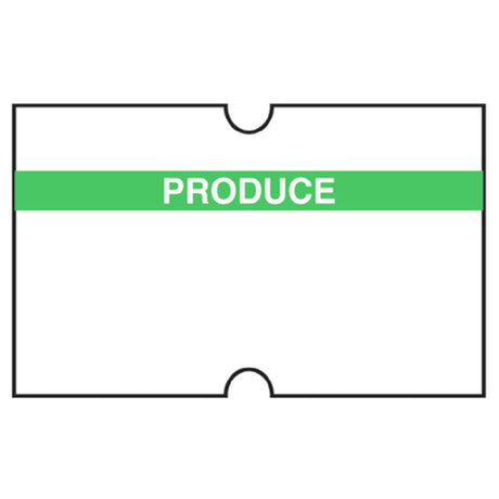Hubert 42775 - Label, "Produce", For 1-line Pricing Gun