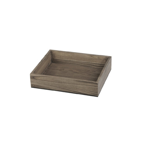 FOH BHO242NAW18 Smart Buffet Ware® T-Collection Wood Tray 1/2 Size X 3" Truffle