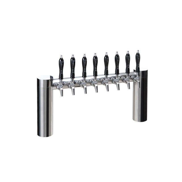 Perlick 4072-10PO-SS Avenue H-Pipe Draft Beer Tower Countertop 36-7/8"W X 15-5/8"H