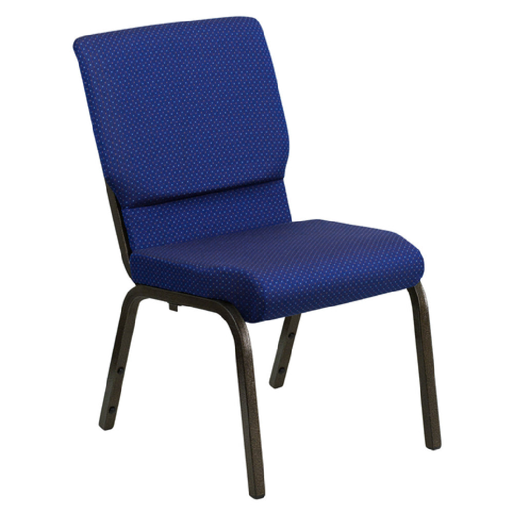 Flash Furniture XU-CH-60096-NVY-DOT-GG Hercules Series Stacking Church Chair 800 Lb. Weight Capacity