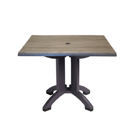 Grosfillex UT375742 - Atlanta Outdoor Table, 36" X 36" X 28-2/5"H, Square