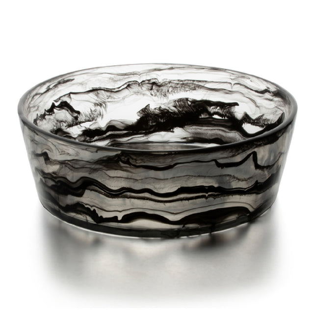 Bon Chef 59030-SMOKE Circle Resin Bowl 13.5"dia. X 4.5"H 9.75 Qt. Capacity