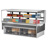 Turbo Air TOM-72L-UFD-W-2SI-N Drop-In Horizontal Open Display Case Low Profile