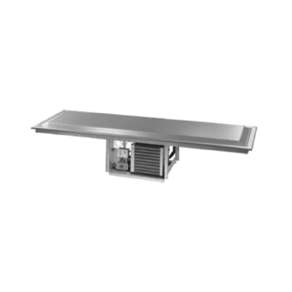 Delfield N8231P_115/60/1 Drop-In Frost Top Stainless Steel 1" Elevated Top With Drain Trough & 2" Overhang