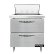 Continental Refrigerator D32N8-D Designer Line Sandwich Unit 32"W One-section