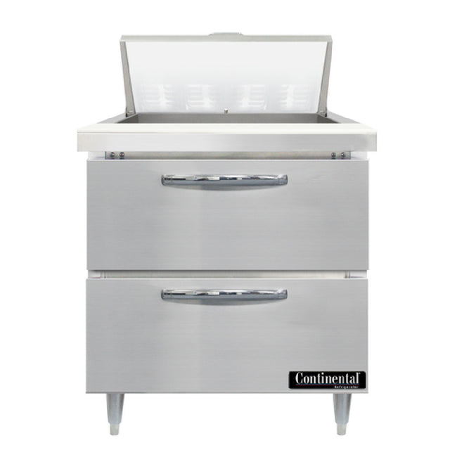 Continental Refrigerator D32N8-D Designer Line Sandwich Unit 32"W One-section