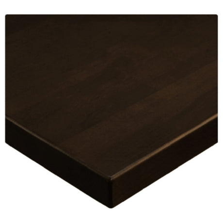 JMC Furniture 36X36 BEECHWOOD PLANK DARK WALNUT Table Top Indoor Use 36" X 36"