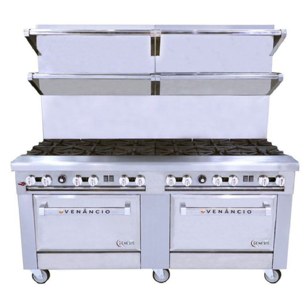 Venancio G722CO-72B_NAT Genesis Series Restaurant Range Gas 72"W