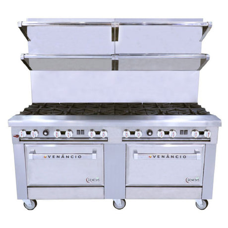 Venancio G722CO-72B_NAT Genesis Series Restaurant Range Gas 72"W