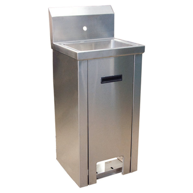 BK Resources BKHS-W-1410-PED Hand Sink Pedestal 14" Wide X 10" Front-to-back X 5" Deep Bowl