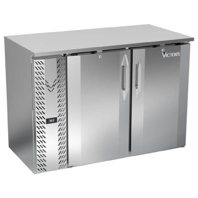 Victory VBBN48HC-F-S - Back Bar Refrigerator, Food Rated, Two-section