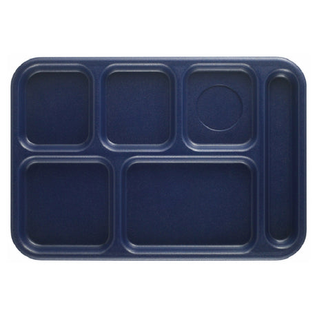 Cambro BCT1014186 Budget School Tray 6-compartment 10" X 14-1/2"