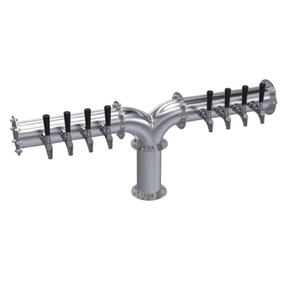 Krowne KPY-8A Krowne Pipe Y-Tower Eight Faucets Handles And Faucets Not Included