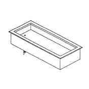 Piper Products 3-CIDI - Drop-In Cold Food Unit, Ice Only, Non-refrigerated