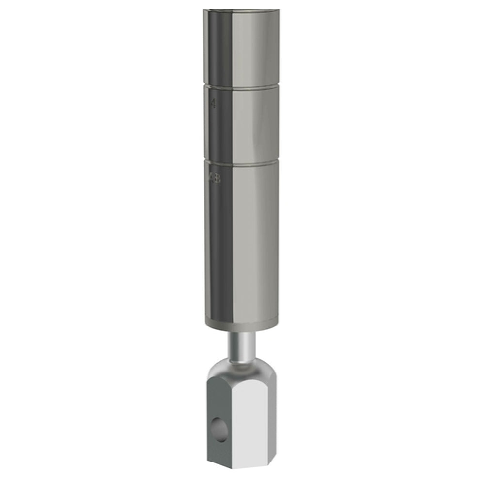 Metro SA74P Seismic HCAI Preapproval (formerly OSHPD) 74" SES Chrome Plated Post With Welded Receptacle And Seismic Leveler Bolt. OPM-0426. Spec Sheet 10.15