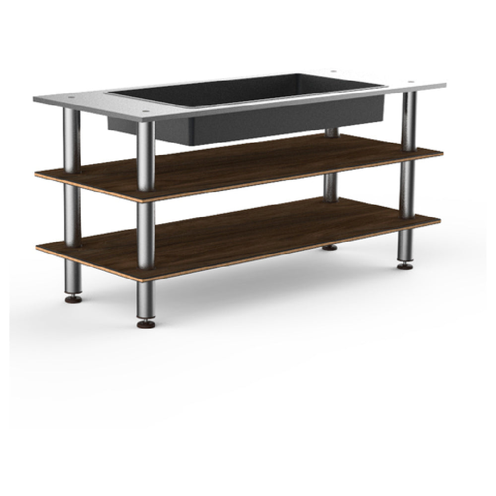 Steelite MGCMLE03WSXF Mogogo Buffet Solutions Modular Salad Bar Unit 3-tier 71" X 29-1/2" X 35"H