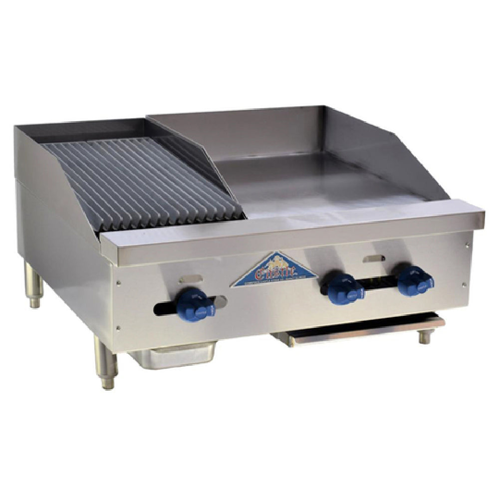 Comstock-Castle 3230-18-1RB Char-Broiler/Griddle Combination Countertop Gas