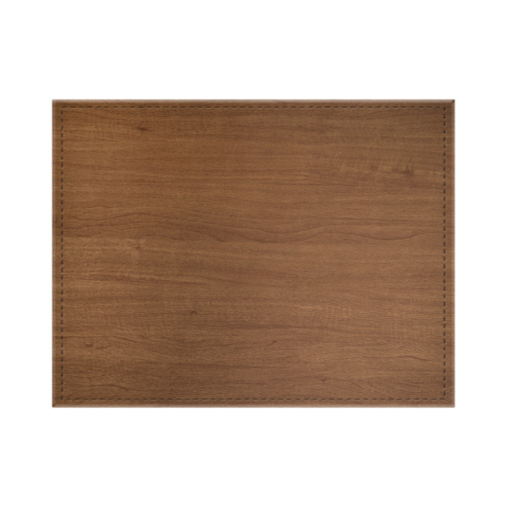Risch TABLEMAT-SHERWOOD 17X13 Sherwood Faux-wood Table Mat (specify Color) 17" X 13"