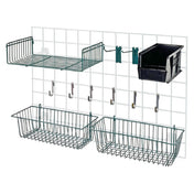 Quantum SG-A2_GREEN - Store Grid Accessory Pack, Includes: (2) 17"W X 7"D X 5"H Baskets